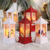 クリスマス風ランプ燭台ランプ夜の光老人雪だるま装飾夜の光のデスクトップの装飾品クリスマスの装飾