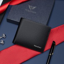 第一層牛革ビジネスカジュアル多用途財布メンズマルチカードスロット財布メンズカードホルダー新しいファッション