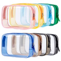 新しい化粧品バッグ大容量インスタイル防水 pvc 収納袋小さな透明なトイレタリーバッグポータブル