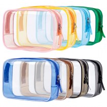新しい化粧品バッグ大容量インスタイル防水 pvc 収納袋小さな透明なトイレタリーバッグポータブル