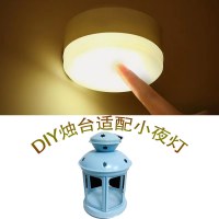 Ikea Candlestick Renovation Diy Night Light Mini Bedside Candle Lamp Cream Glue Candlestick Wedding Wedding