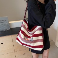 バックパックハイエンド大容量バックパック韓国のかわいいコントラストカラー多用途トートバッグ女性のための 2024 新しいカレッジスタイル