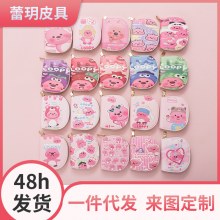 新しいショート財布アニメかわいい漫画ルビービーバー学生ミニジッパーレディースファッション小銭入れ