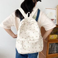 女性のための新しいスクールバッグ和風インスタイル小さな新鮮な文学多用途カジュアルフラワーガール学生バックパック