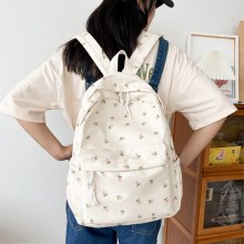 女性のための新しいスクールバッグ和風インスタイル小さな新鮮な文学多用途カジュアルフラワーガール学生バックパック