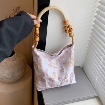 新しい中国風のニッチ多用途脇の下バッグトートバッグ女性のための 2024 春の新高探し文学刺繍ショルダーバッグ