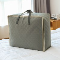 不織布ポータブルキルトバッグプレスダイヤモンドグリッド肥厚衣類梱包袋移動キルト収納袋