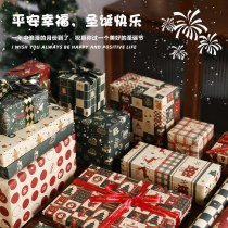 クリスマス ギフト 包装紙 高級 インス風 大判 花束 フラワー ギフトボックス 誕生日 クリスマス 牛革