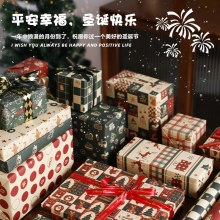 クリスマス ギフト 包装紙 高級 インス風 大判 花束 フラワー ギフトボックス 誕生日 クリスマス 牛革