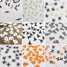 ハロウィン紙吹雪会場装飾紙投げカボチャ蜘蛛の巣魔女コウモリ紙吹雪卸売