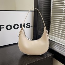韓国イン脇の下バッグ女性のための 2024 新しいハイエンドテクスチャレトロ多用途ショルダー三日月バッグ