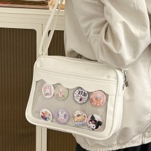 痛みバッグ女性日本二次元カレッジスタイルショルダーバッグコミック展示周辺学生jkクロスボディ制服バッグ