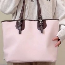 秋冬レトロチェック柄ピンクトートバッグ、おしゃれ、甘くて怠惰なスタイルのハンドバッグ、 大容量 、高見え脇バッグ