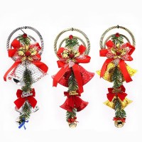 2024 新しいクリスマスツリーアクセサリー松ぼっくりのような鐘クリスマスツリーウィンドウシーンの装飾