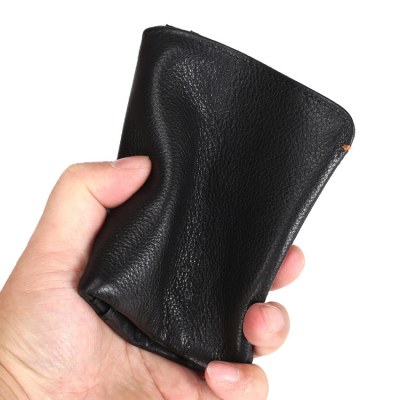 スーパーソフト本革財布、ショートスタイル、カジュアルでファッショナブル、第一層牛革財布、ハンドロック縦型スタイル運転免許証レザーケースバッグ