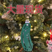 新しいクリスマスピクルスオーナメントピクルスキュウリ装飾変更ペンダントクリスマス