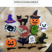 ハロウィン ヘアピン ゴースト フェスティバル カボチャ ゴースト スカル ボタン 帽子 フェスティバル用品 プロム パーティー 小道具 小さなギフト