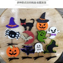 ハロウィン ヘアピン ゴースト フェスティバル カボチャ ゴースト スカル ボタン 帽子 フェスティバル用品 プロム パーティー 小道具 小さなギフト