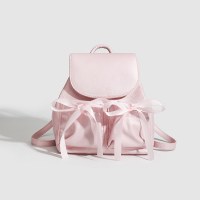2024 新しいバックパック夏のファッショントレンディなバレエスポーツガールかわいい甘い弓ポケットバックパック女性のための