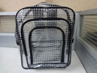 防塵コンピュータバックパック 40*35*15 メッシュ 17 インチ帯電防止メッシュバッグ静電気防止キット