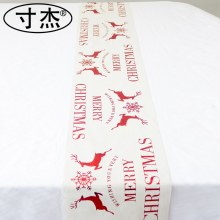 新しいクリスマスコットンとリネンプリントのテーブルクロスとテーブルランナー、クリエイティブなスタイルのクリスマスホームデスクトップ装飾用品