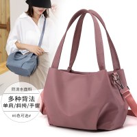 新しいトレンディでファッショナブルな韓国の女性用ショルダーバッグ、トートバッグ、キャンバスバッグ、大容量