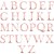 玫瑰金A-Z26盒子字母