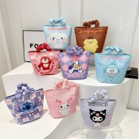 かわいいバケツバッグキャンバスバッグ女性漫画学生ハンドバッグ2024新しいバッグお土産