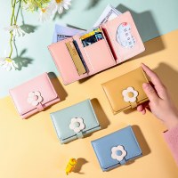 財布 ギフト 2024 財布 レディース ショート かわいい フラワー フレッシュ 韓国風 ネットセレブ 小銭入れ