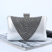 ウィッシュダイヤモンドチェーンイブニングバッグラインストーンイブニングクラッチバッグ品質レディースイブニングバッグセレブ宴会バッグ