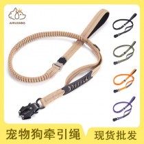 多機能犬用リード、反射性、防爆、中型および大型犬用ペット用リード、カエルバックル犬用リード