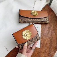 おしゃれ ひまわり 財布 レディース 長財布 パンクメタル風 フラワー レディース 小物バッグ ハンドバッグ カードバッグ