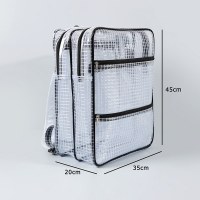 18 インチ帯電防止メッシュダブルメインバッグ防塵バックパック 45*35*20