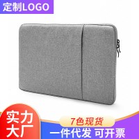 オックスフォード布プラスベルベット Mac11 13 14 15 インチ ipad 保護カバー厚手の綿防振ラップトップスリーブバッグ