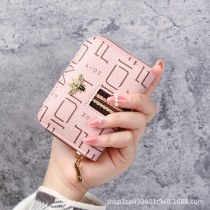 韓国風カードホルダー女性用リボン蜂カードホルダー大容量多機能銀行カード書類収納カードホルダー