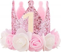 クリスマスキッズパーティー誕生日帽子用品卸売花誕生日帽子装飾