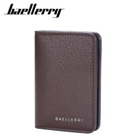 財布 多機能 メンズ カードホルダー ライチ柄 複数カードスロット シンプル 薄型 カードホルダー カードホルダー 財布 メンズ
