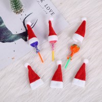 クリスマス装飾ミニクリスマス帽子クリスマスロリポップ帽子クリスマス不織布帽子卸売