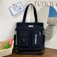 キャンバスバッグ レディース 多用途 新しい 大容量 多目的 スクールバッグ カジュアル ポータブル ワンショルダー 学生 クロスボディバッグ バックパック スクールバッグ