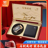 本革財布、メンズベルトセット、初層牛革メンズクラッチバッグ、高級彼氏への入学祝いプレゼント
