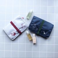 漫画プリント折りたたみポータブルトイレタリーハンギングバッグ旅行家庭用化粧品収納袋メイク落とし用