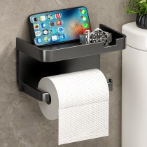 浴室トイレットペーパーボックスロールペーパータオルラック収納ラック紙管収納用ホームバスルームパンチフリー壁掛け
