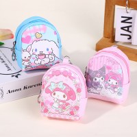 韓国語版インガーリーハート防水レザー小銭入れ学生ポータブルミニキーバッグ漫画かわいいコインバッグ