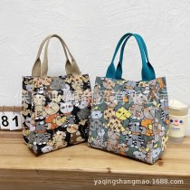 新しいポータブル ママバッグ 、かわいい漫画の機内持ち込み雑貨バッグ、レトロなファッションのお出かけハンドバッグ