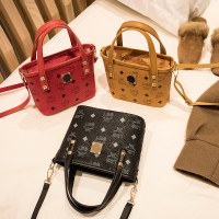バッグ レディース ファッション スモール バッグ 卸売 ショルダー バッグ レディース クラシック プリント バケット バッグ