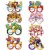 马里奥纸质眼镜拍照道具8PCS