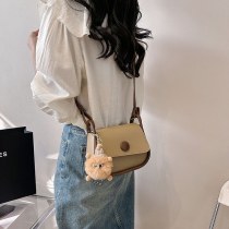 女性向けの人気のトレンディなスタイルの小さなバッグ、インターネット セレブ の多用途な小さなスクエアバッグ、テクスチャード加工のワンショルダークロスボディバッグ