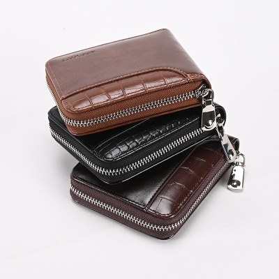 財布 メンズ 横型 盗難防止 スワイプ マルチスロット USD ショートウォレット RFID