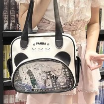 かわいい 学生 バーさえずり猫痛みバッグ機械式新しいファッションクロスボディ屋外ショルダーバッグ