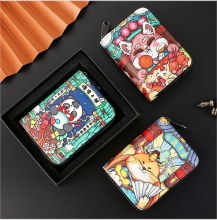 国民的トレンド到来、漢字の意味は善意、カードホルダー、富と祝福、ジッパーオルガン、ビジネス定期カードホルダー